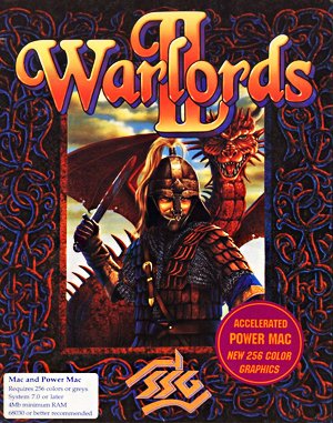 Warlords II DOS front cover