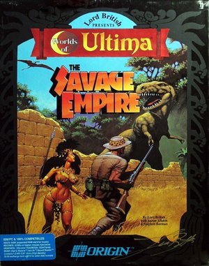 Worlds of Ultima: The Savage Empire DOS front cover