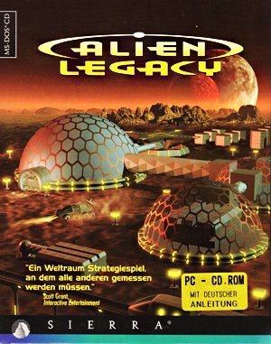 Alien Legacy DOS front cover