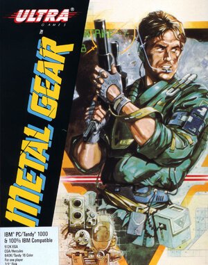 Metal Gear DOS front cover