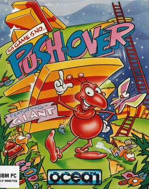 Pushover DOS front cover
