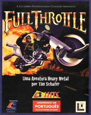 Full Throttle DOS front cover