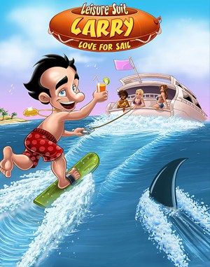 Leisure Suit Larry: Love for Sail! DOS front cover