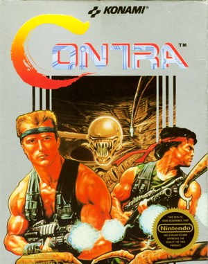 Contra NES  front cover