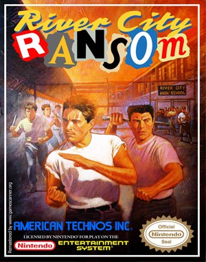 River City Ransom NES  front cover