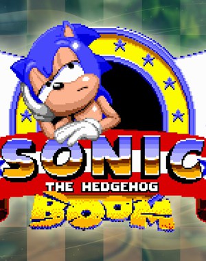 Sonic 1 Boom Sega Genesis front cover