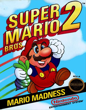 Super Mario Bros. 2 NES  front cover