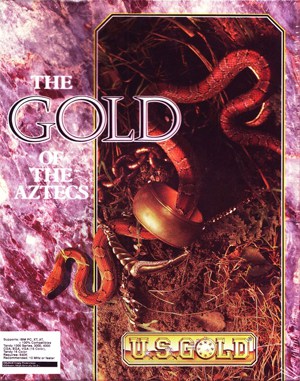 The Gold of the Aztecs DOS front cover