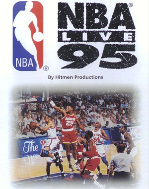 NBA Live 95 DOS front cover