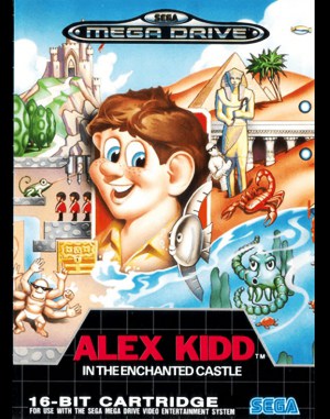 Alex Kidd in the Enchanted Castle Sega Genesis front cover