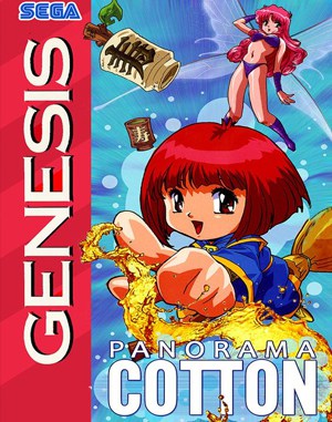 Panorama Cotton Sega Genesis front cover