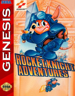 Rocket Knight Adventures Sega Genesis front cover