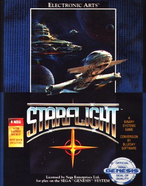 Starflight Sega Genesis front cover