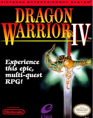 Dragon Warrior IV NES  front cover