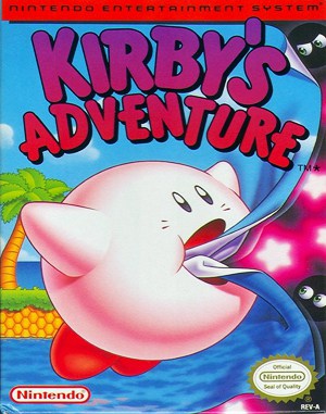 Kirby’s Adventure NES  front cover