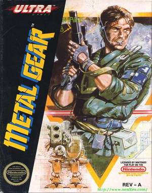 Metal Gear NES  front cover