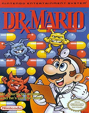Dr. Mario NES  front cover