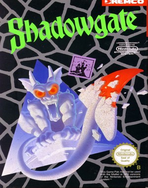 Shadowgate NES  front cover