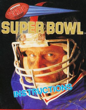 Tecmo Super Bowl NES  front cover
