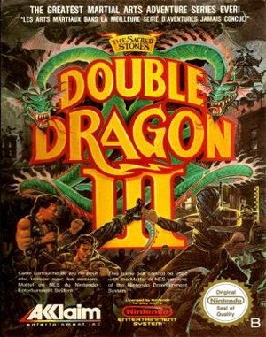 Double Dragon III: The Sacred Stones NES  front cover