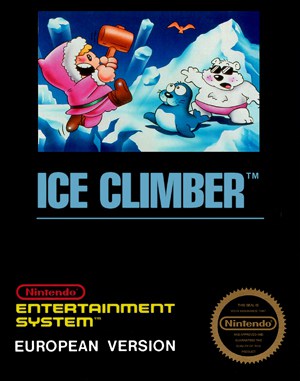 Ice Climber NES  front cover