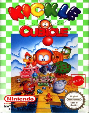 Kickle Cubicle NES  front cover
