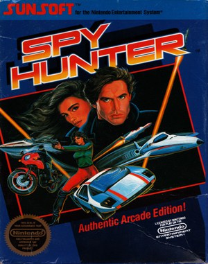 Spy Hunter NES  front cover
