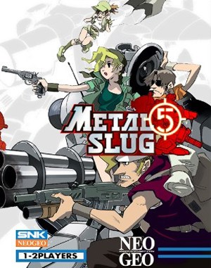 Metal Slug 5 Neo Geo front cover