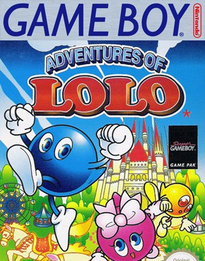 Adventures of Lolo Game Boy front cover