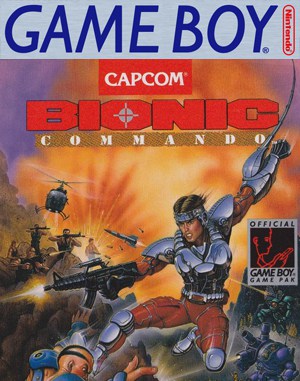 Bionic Commando Game Boy front cover