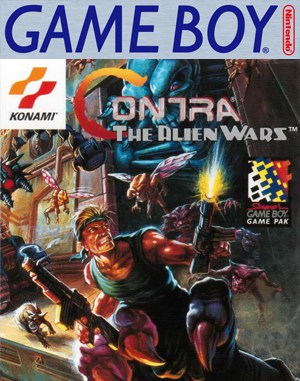 Contra III: The Alien Wars Game Boy front cover