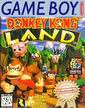 Donkey Kong Land Game Boy front cover