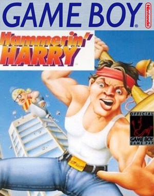 Hammerin’ Harry: Ghost Building Company Game Boy front cover