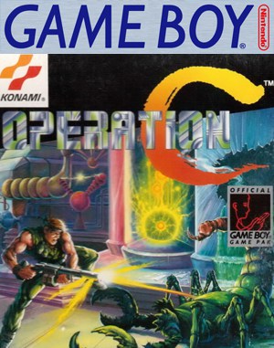 Operation C Game Boy front cover
