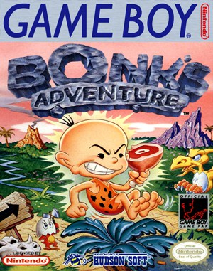 Bonk’s Adventure Game Boy front cover