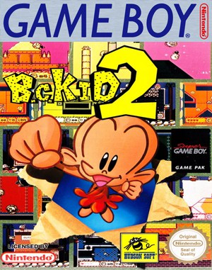 Bonk’s Revenge Game Boy front cover