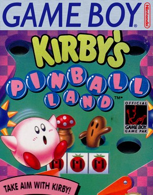 Kirby’s Pinball Land Game Boy front cover