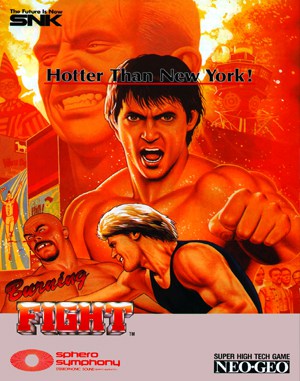 Burning Fight Neo Geo front cover