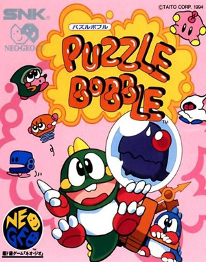 Bust-A-Move / Puzzle Bobble Neo Geo front cover