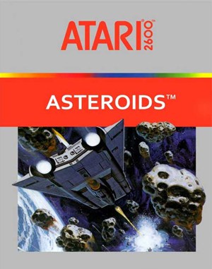 Asteroids Atari-2600 front cover