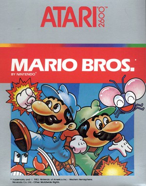 Mario Bros. Atari-2600 front cover