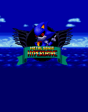 Metal Sonic Hyperdrive Sega Genesis front cover
