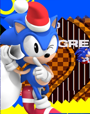 Sonic – How Eggman Stole Christmas Sega Genesis front cover