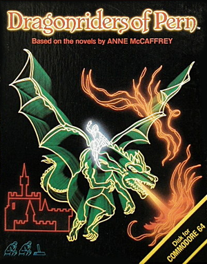 Dragonriders of Pern DOS front cover