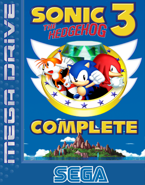 Sonic The Hedgehog 3: Complete Sega Genesis front cover