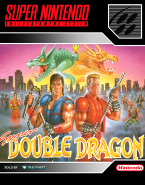 Super Double Dragon SNES front cover